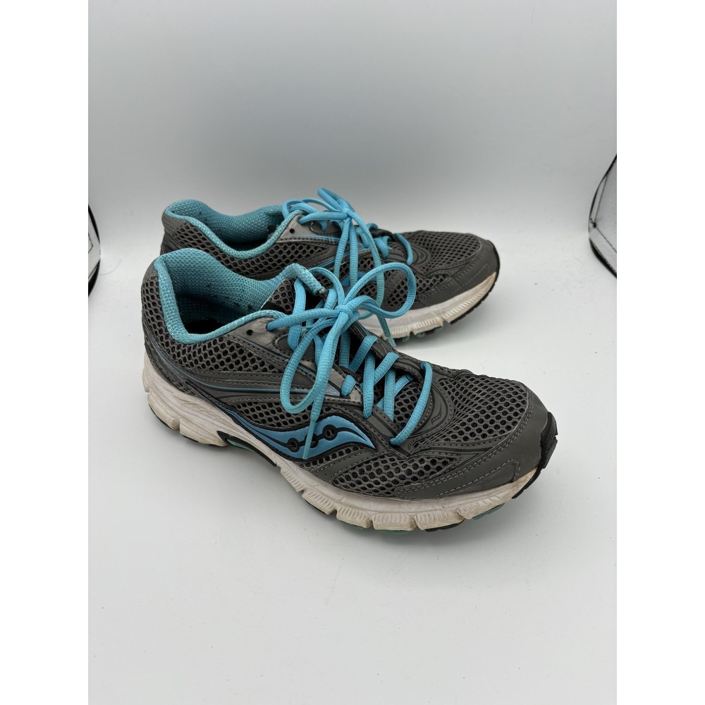 Saucony Shoes Womens Size 8.5 Gray Mesh Grid Athletic Running Sneakers 61589